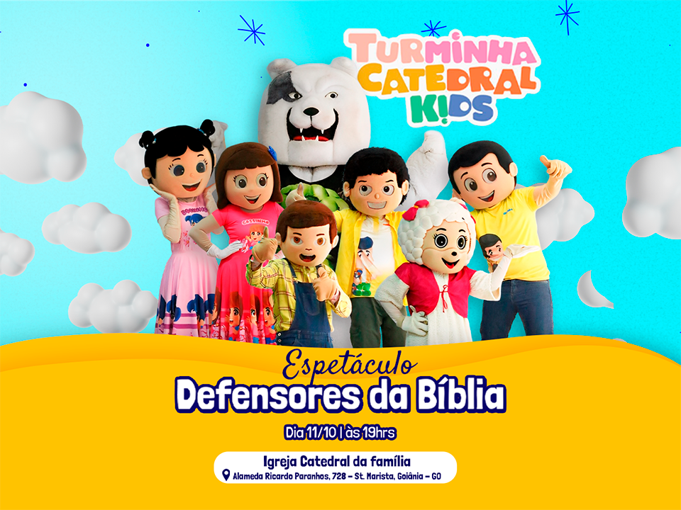 Turminha Catedral Kids em Defensores da Bíblia