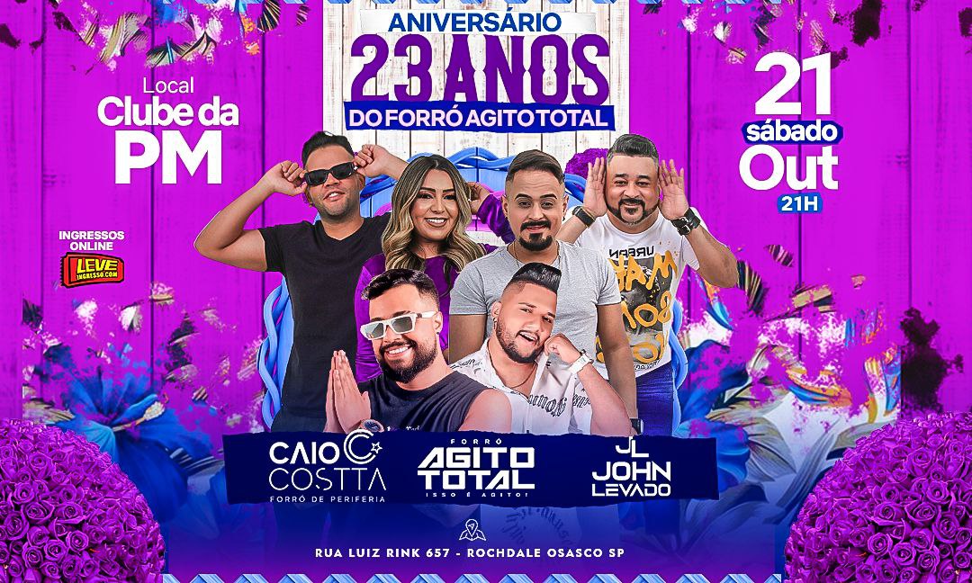 ANIVERSARIO 23 ANOS DO FORRO AGITO TOTAL